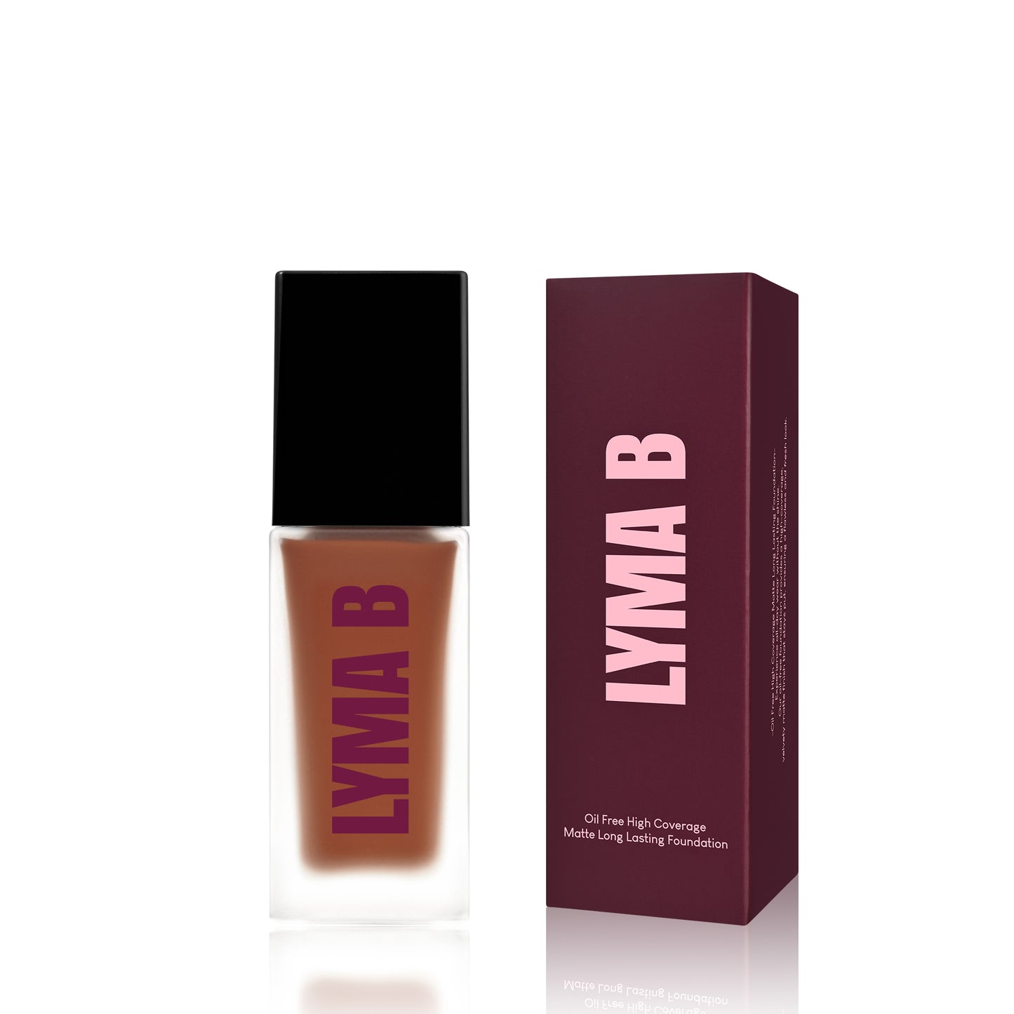 Fond de Teint Oil Free Haute Couvrance Longue Tenue – LYMA B