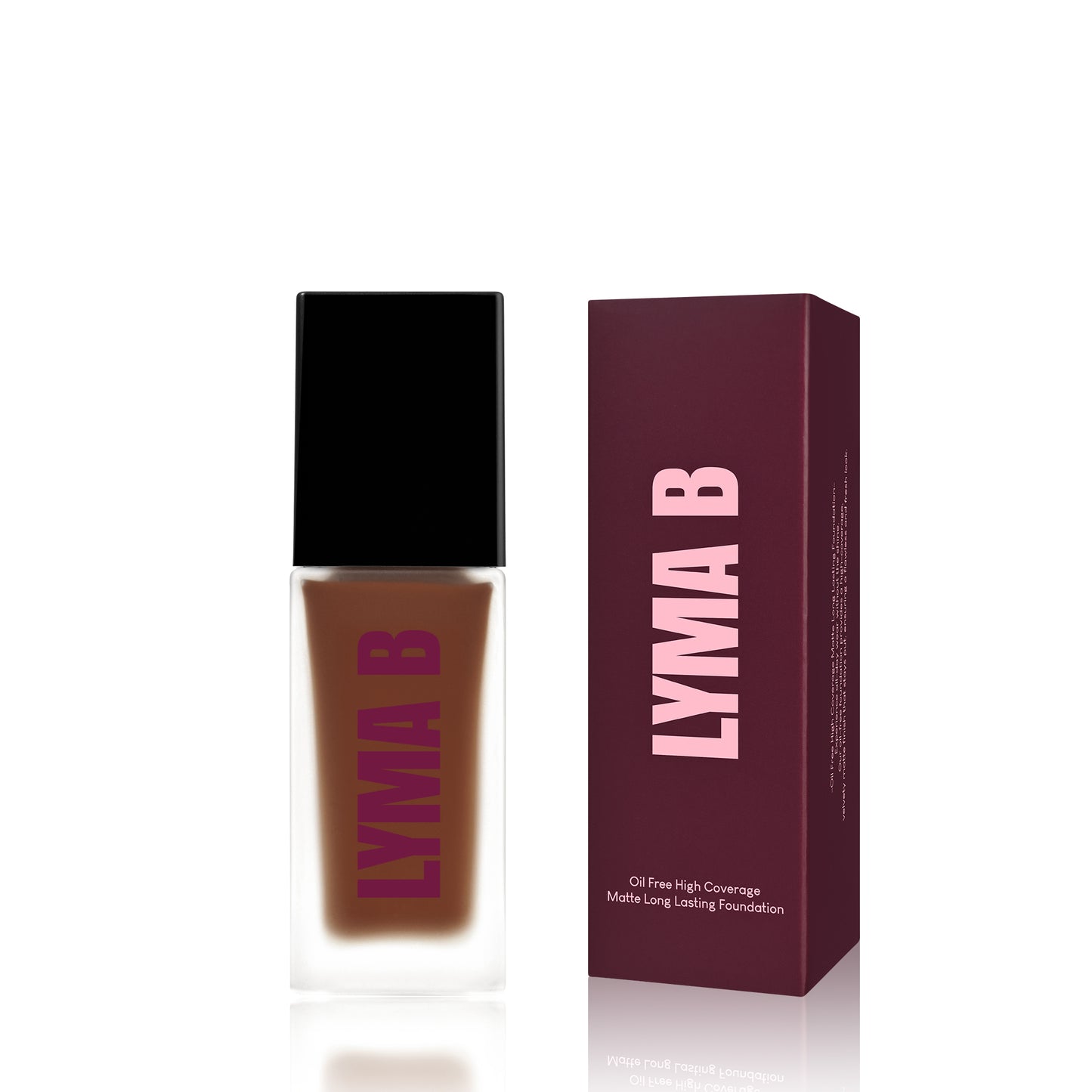 Fond de Teint Oil Free Haute Couvrance Longue Tenue – LYMA B