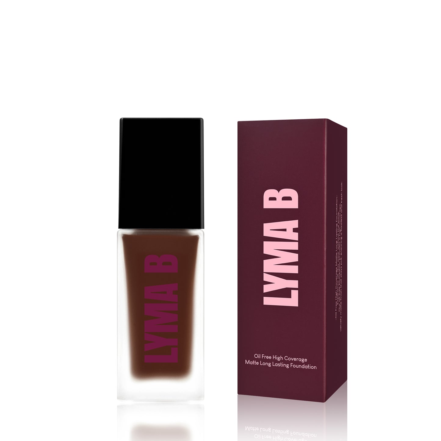 Fond de Teint Oil Free Haute Couvrance Longue Tenue – LYMA B