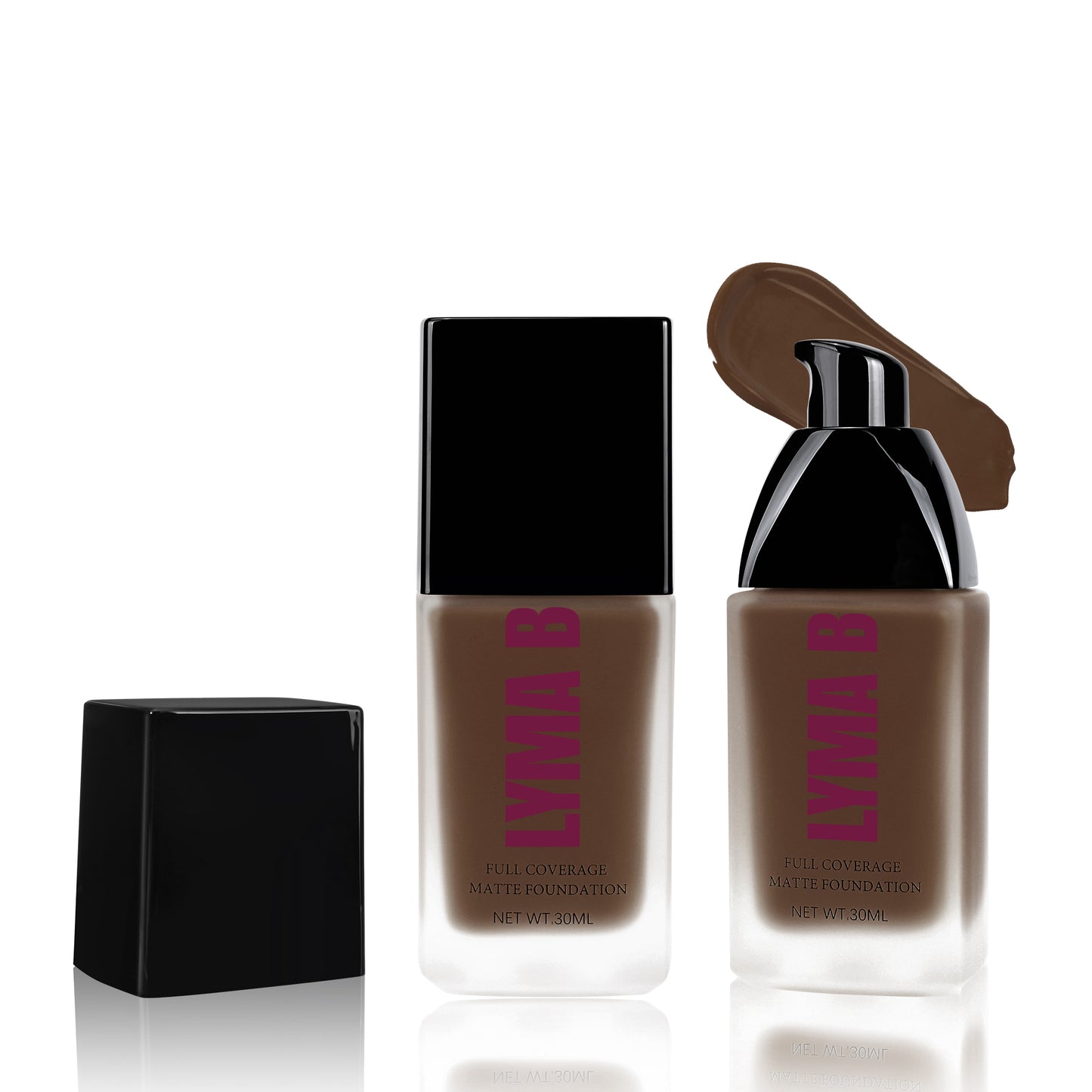 Fond de Teint Liquide Mat SPF 30 Oil Free Waterproof – LYMA B