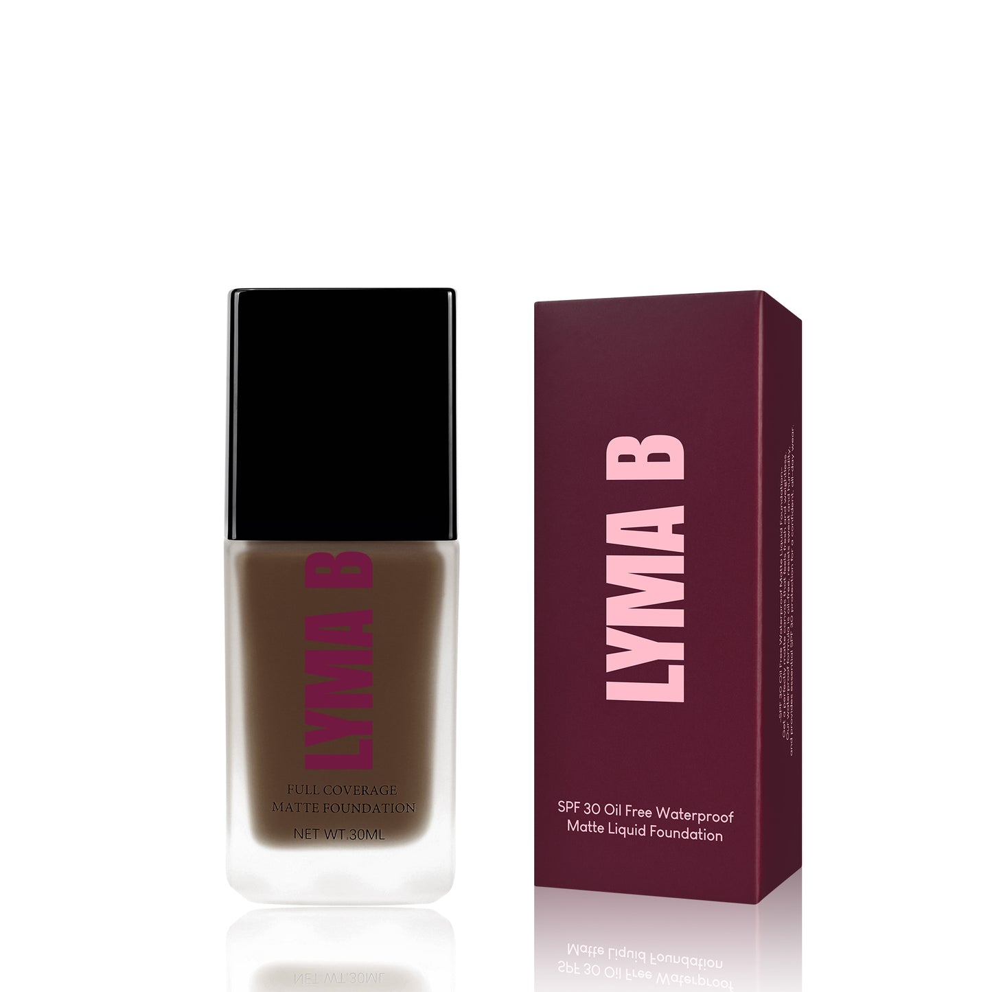 Fond de Teint Liquide Mat SPF 30 Oil Free Waterproof – LYMA B