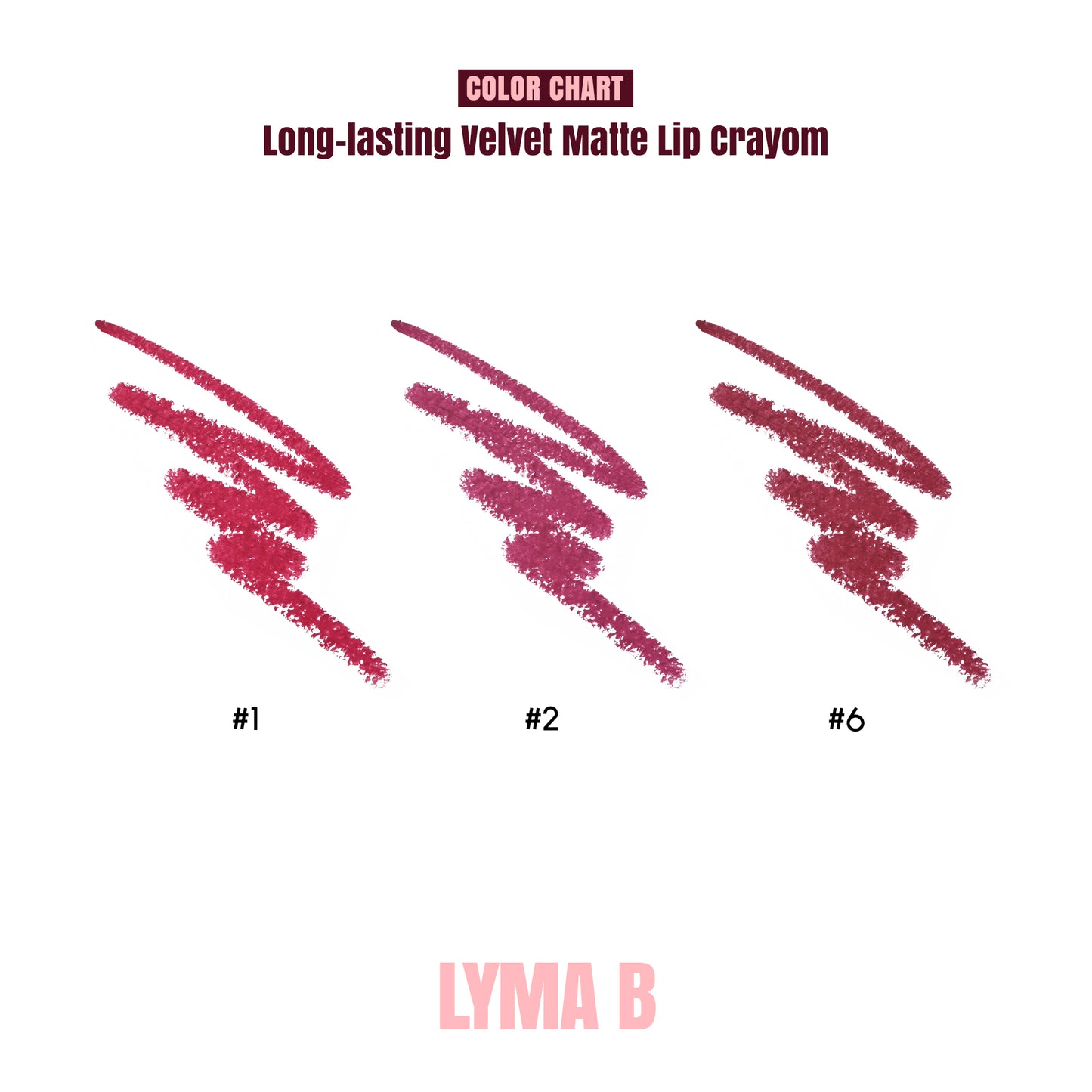 Gros Crayons à lèvres MAT LYMA B